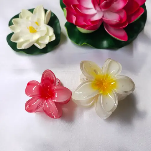 Floral Claw Clip (Set of 2) Multi Color